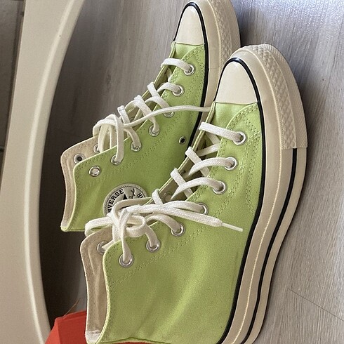 37,5 Beden Orijinal converse chuck70 yesil