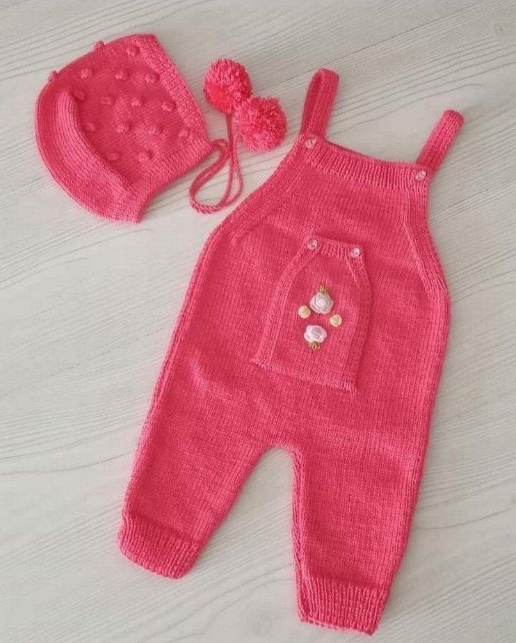 Nakışlı Pastel Yeşil Bebek örgüleri - Görsel 2