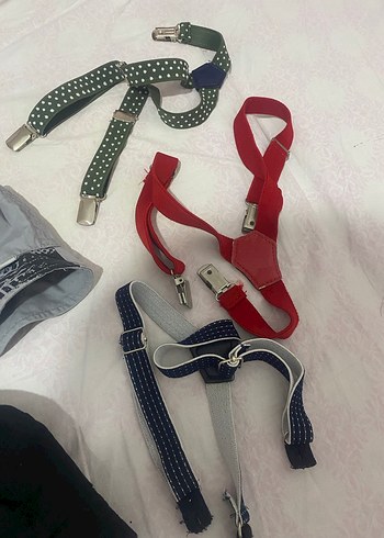 Çocuklar için Çok Renkli Nakışlı Ayarlanabilir Askı - Görsel 3