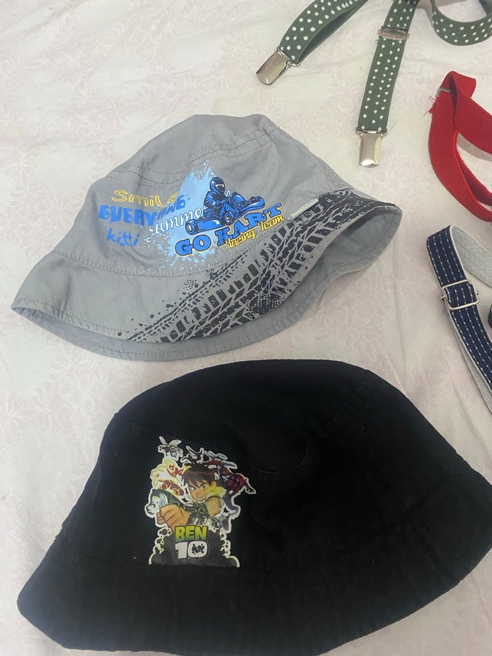 Çocuklar için Çok Renkli Nakışlı Ayarlanabilir Askı - Görsel 2