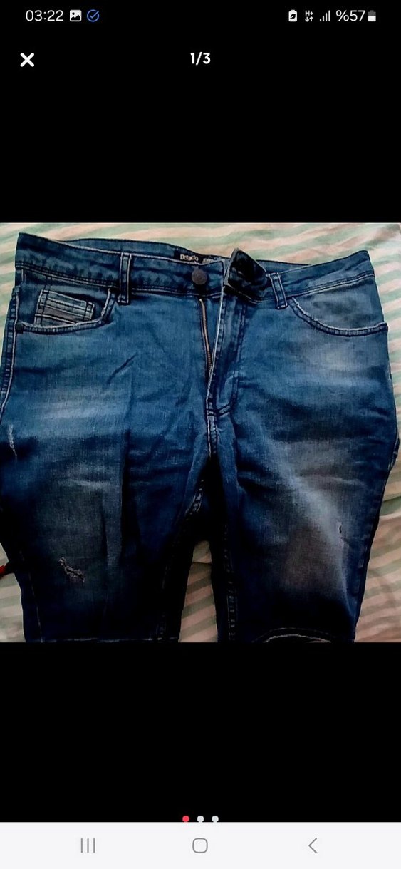 DeFacto erkek Lacivert Jean - Görsel 3