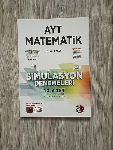 3D AYT matematik denemesi