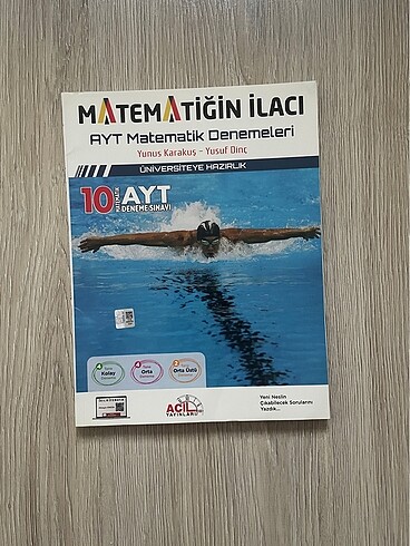 Acil Yayınlari AYT Matematik denemesi
