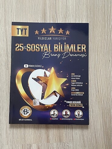 Bilgi Sarmal Yıldızlar Yarışıyor Sosyal Bilimler deneme