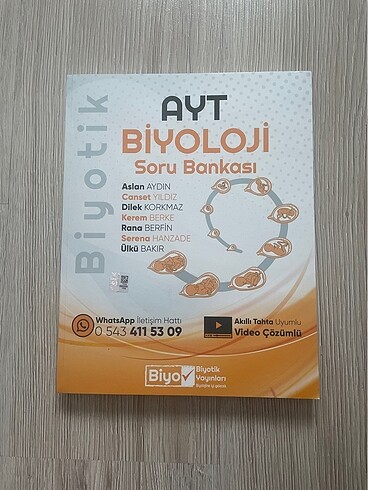 Biyotik AYT Biyoloji soru bankası