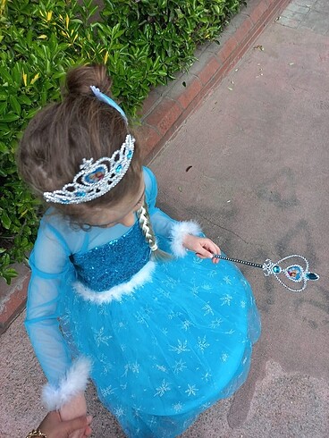 6 Yaş Beden Elsa kostüm