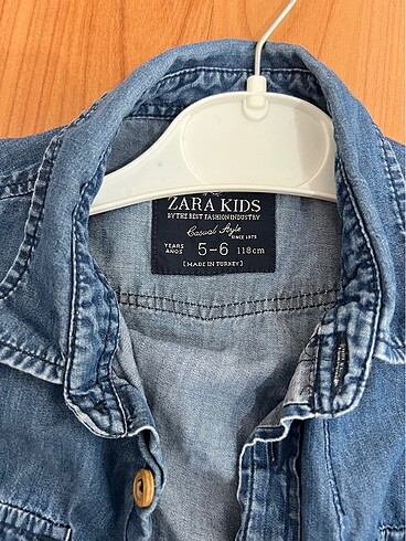 Zara 5-6 yaş zara gömlek