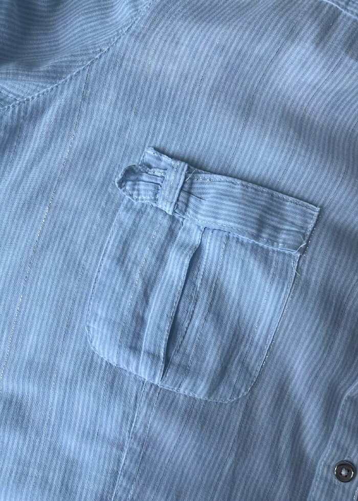 Lc waikikiki kadın çizgili gömlek - Görsel 5