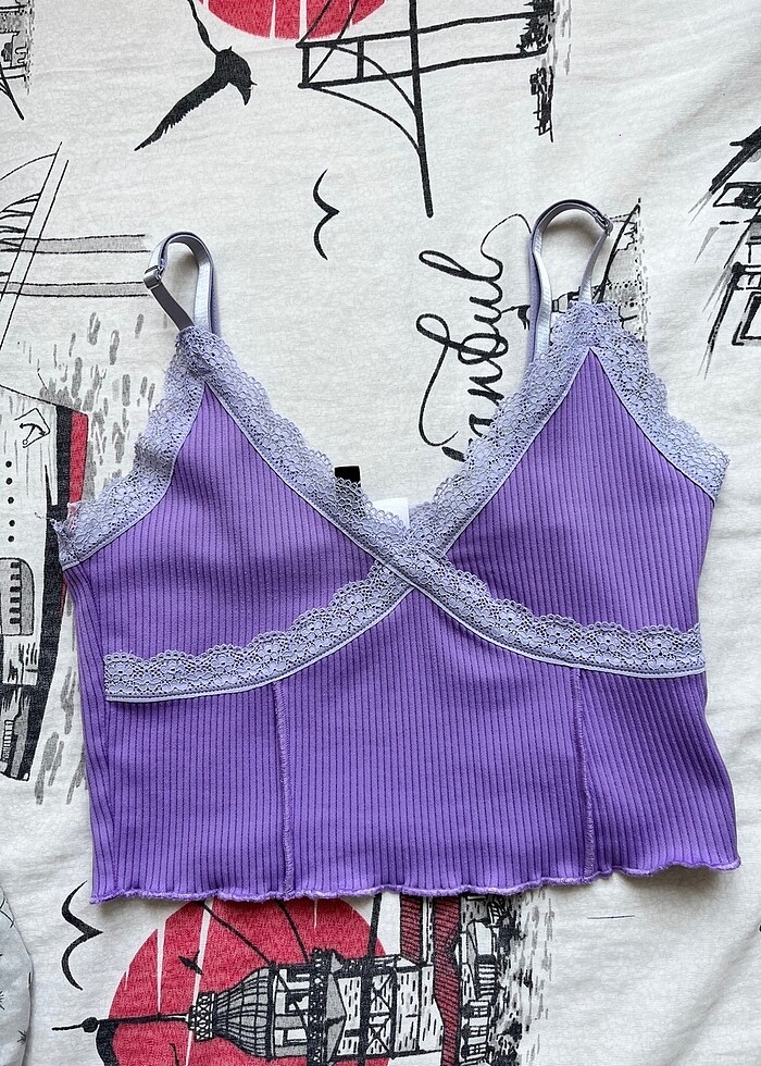 H&M Kadın Askılı Crop - Görsel 3