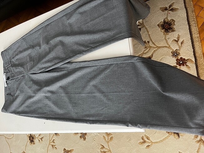Bershka bershka 38 beden gri kumaş pantolon