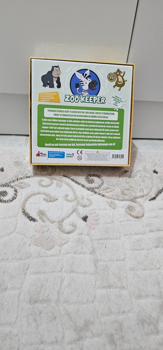 Zoo Keeper Renkli Kutulu Masa Oyunu - Mucit Panda - Görsel 2
