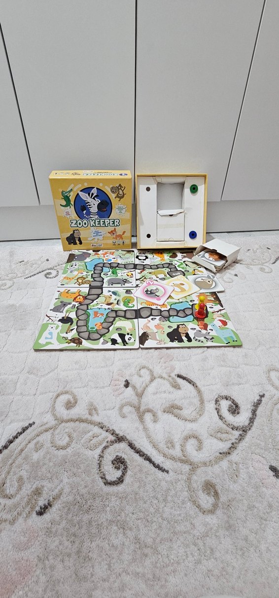 Zoo Keeper Renkli Kutulu Masa Oyunu - Mucit Panda - Görsel 3