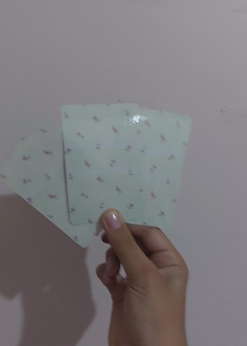 El yapımı Rose Yanak pc set 3'lü pvc kaplamalı - Görsel 2