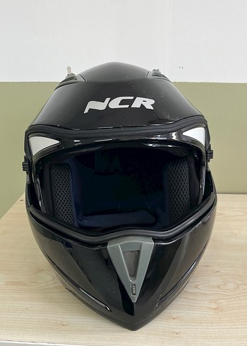 NCR Siyah Minimalist Motosiklet Kaskı
