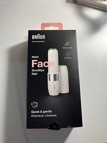 Braun yüz tüyü temizleme cihazı