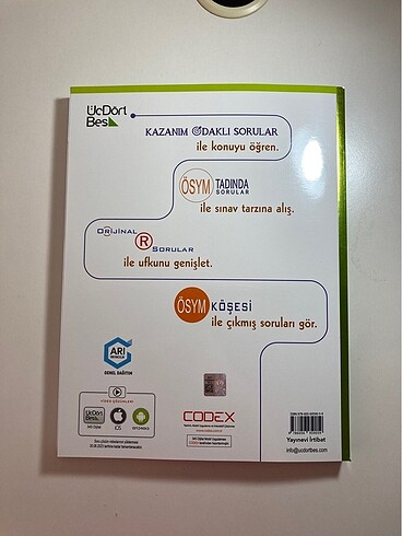 Beden 345 yayınları Ayt coğrafya test kitabı