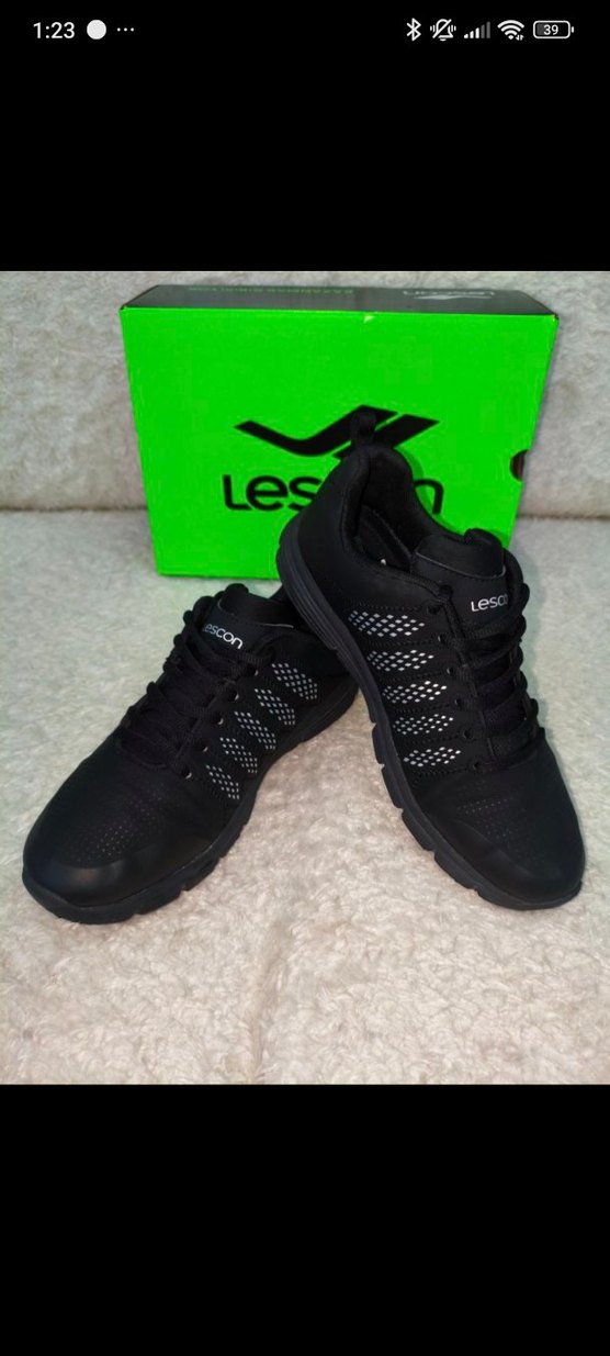 Siyah Yılan Desenli Erkek Spor Ayakkabı - Görsel 2