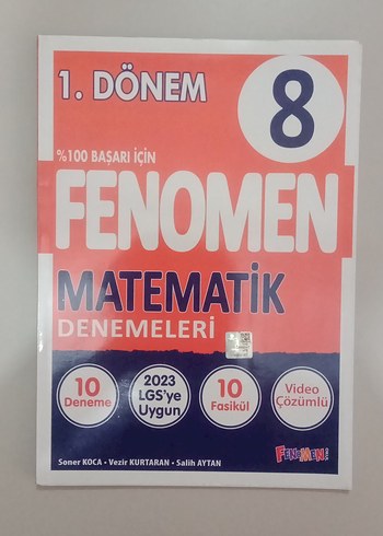 Fenomen 8. Sınıf Matematik Denemeleri 1. Dönem