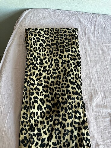 m Beden Leopar desen pantolon