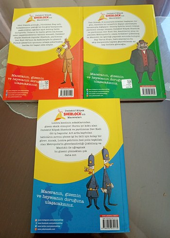 Beden Dedektif Köpek Sherlock'un 3 Kitap Macerası