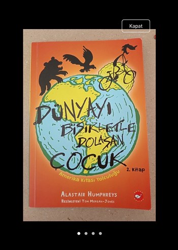  Dünyayı Bisikletle Dolaşan Çocuk Kitabı 1 ve 2. kitap
