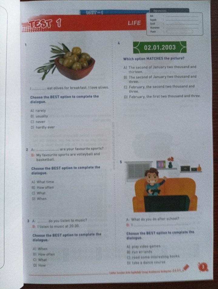 New Join Us 6 Test Kitabı - Görsel 4