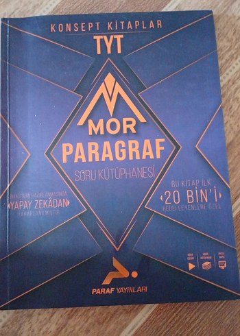 TYT Mor Paragraf Soru Kütüphanesi Kitabı