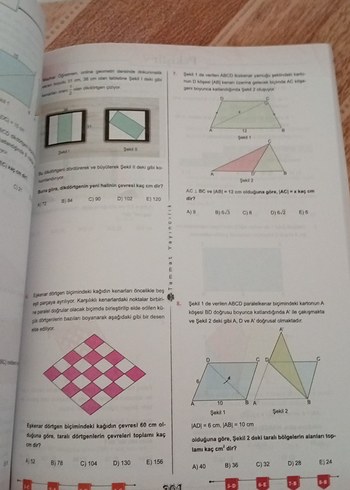  TYT-AYT Geometri Soru Bankası Origami