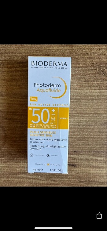 Bioderma Photoderm Aquafluide Güneş Kremi