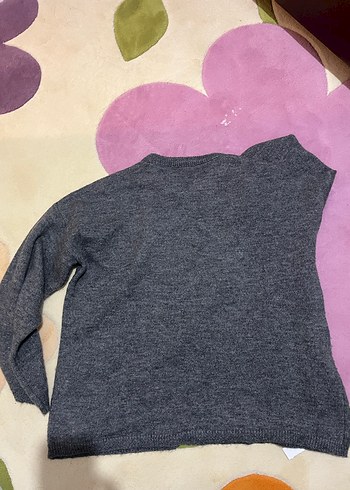 Gri Salaş Oversize Kazak - Görsel 3