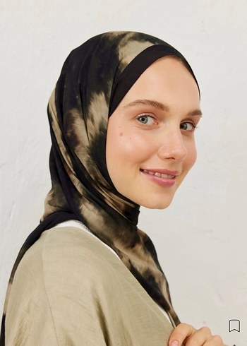 Rami Şal Batik Desen Siyah - Görsel 3