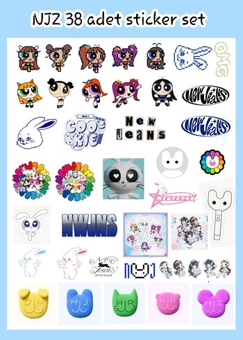 NJZ sticker set - Görsel 2