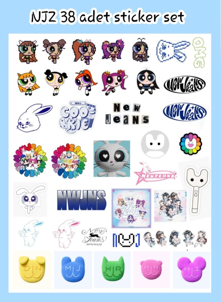 NJZ sticker set - Görsel 2