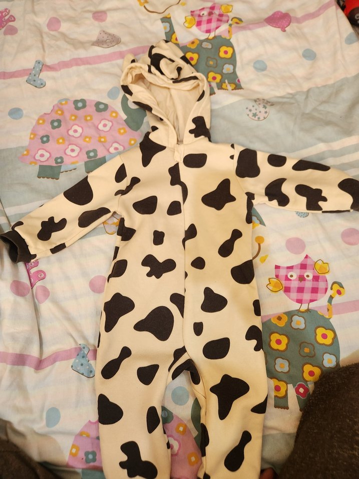 Kahverengi Leopar Desenli Bebek Tulumu - Görsel 2