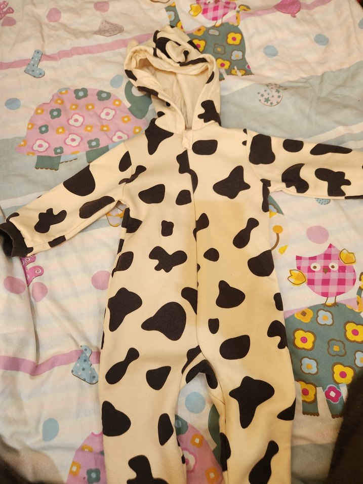 Kahverengi Leopar Desenli Bebek Tulumu - Görsel 3