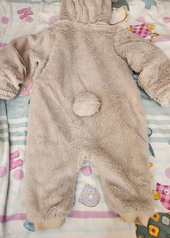 Gri Bebek Peluş Tulum - Görsel 3