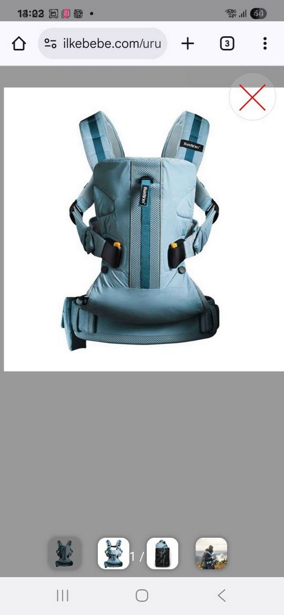 babybjörn Mavi Gri Bebek Taşıyıcı - Görsel 2