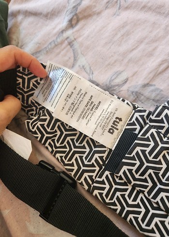 tula baby Siyah Gri Desenli Bebek Taşıyıcı - Görsel 4