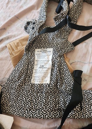 tula baby Siyah Gri Desenli Bebek Taşıyıcı - Görsel 3