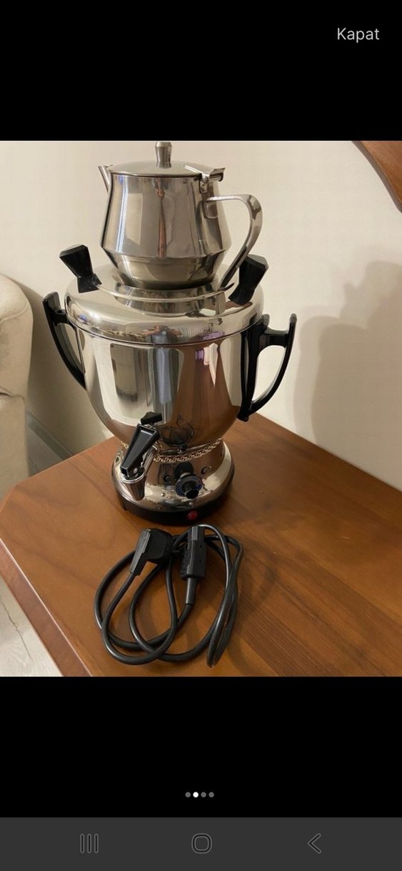 BEEM Gri Çaydanlık Seti 45,5 cm - Görsel 2