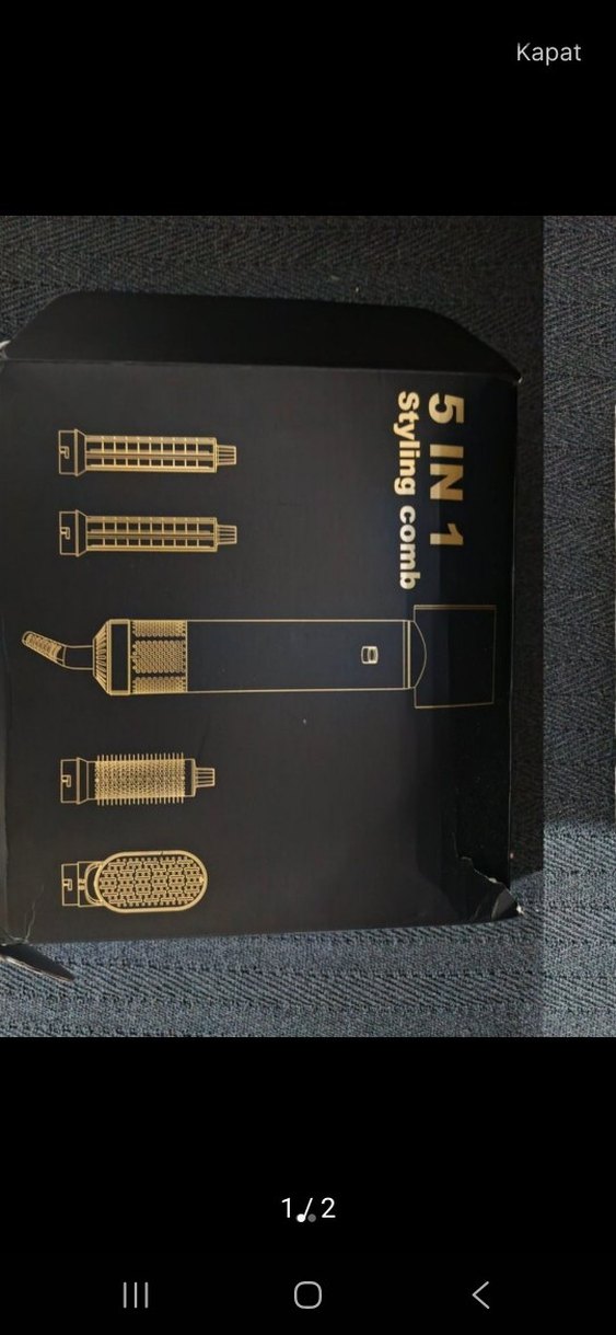 Mavi Saç Şekillendirici Seti - Görsel 2