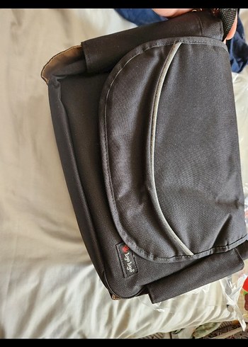 Siyah anne bebek çantası Desensiz Bebek Çantası - Görsel 2