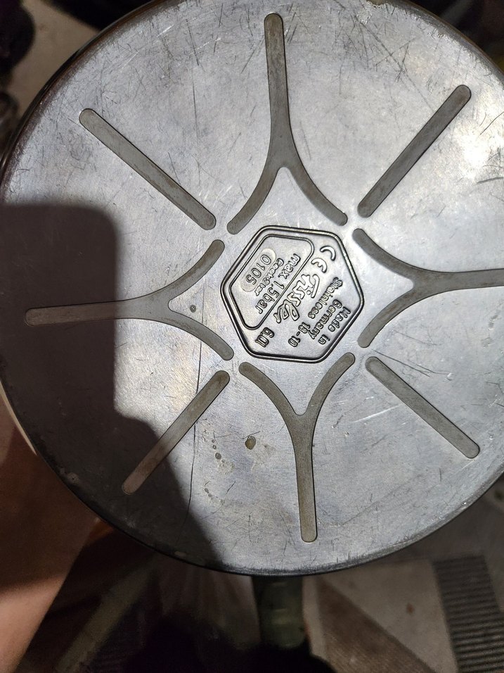 fissler düdüklü Bej Renkli Büyük Çelik Tencere - Görsel 2