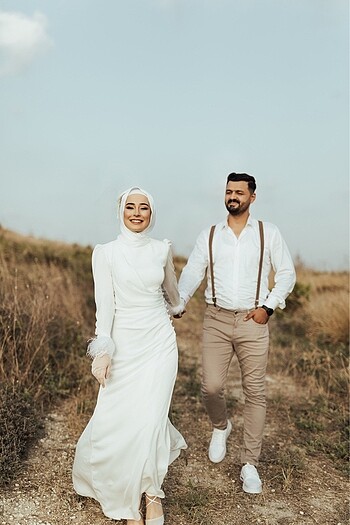Pınar Şems Tesettür Nikah Elbisesi