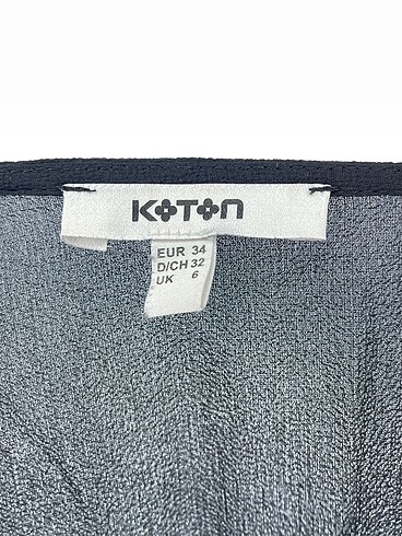 34 Beden siyah Renk Koton Bluz %70 İndirimli.
