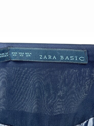 xs Beden lacivert Renk Zara Bluz %70 İndirimli.