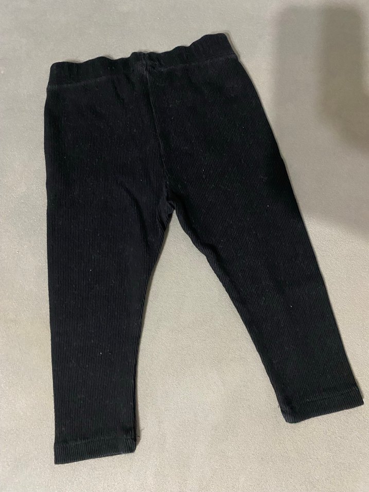 Kız Çocuk Siyah Denim Tayt - Görsel 2