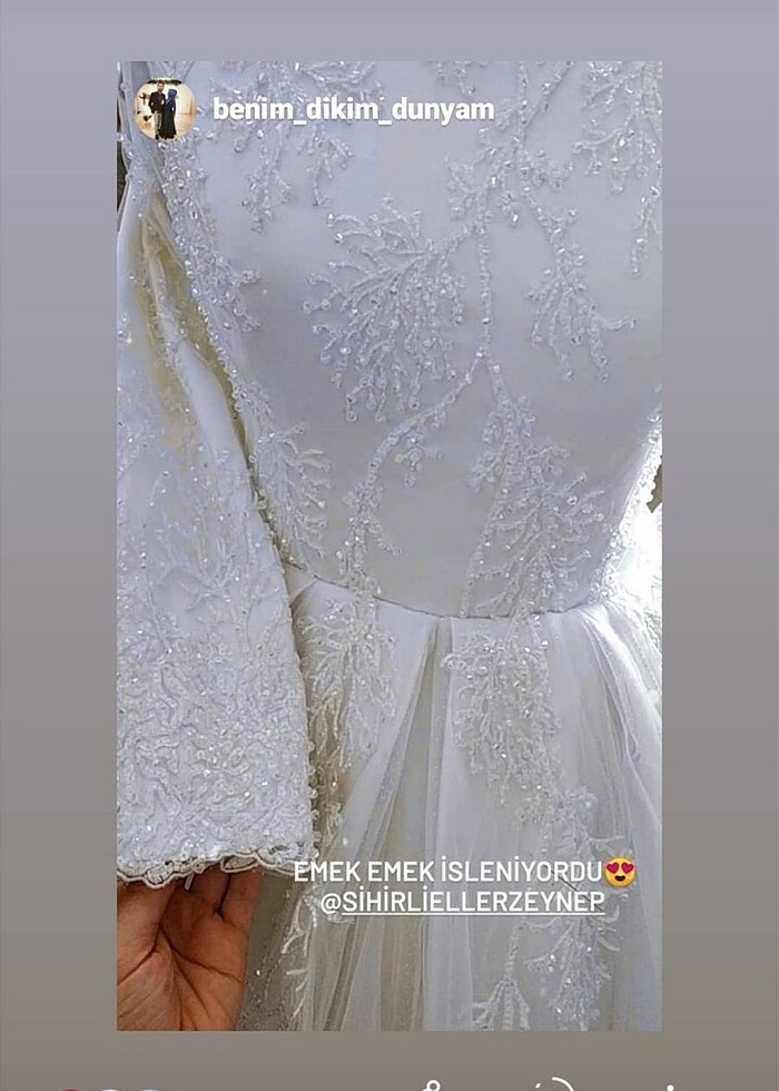 Özel dikin gelinlik - Görsel 3