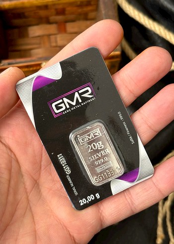 999.0 Ayar 20 Gram Külçe Gümüş - Görsel 4