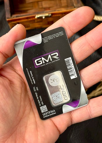 999.0 Ayar 20 Gram Külçe Gümüş - Görsel 5